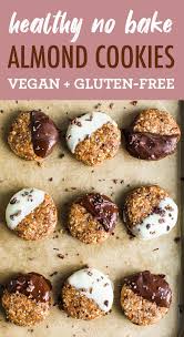 Healthy No Bake Almond Cookies Eating Bird Food Recipe In 2020 Almond Cookies Healthy Baking Food