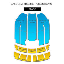 Carolina Theatre Greensboro 2019 Seating Chart