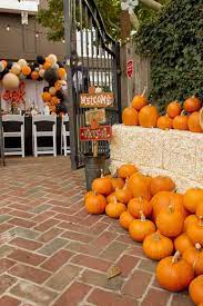 Enchanting Backyard Halloween Party Kara S Party Ideas Pumpkin Patch Party Backyard Halloween Party Outdoor Halloween Parties
