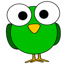Animated Bird With Big Eyes Clipart Green Googly Eye Bird Cartoon Birds Eyes Clipart Clip Art
