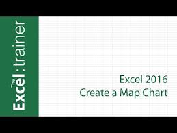 Excel 2016 Create A Map Chart Youtube