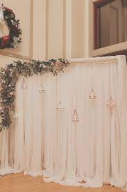 Rose Gold Terrarium Photo Backdrop At New Years Eve Wedding Dekorasi Meja Pernikahan Tema Pernikahan Latar Belakang Pernikahan