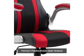 This is an excellent feature for people with different heights. Dick Smith Racing Style Gaming Office Chair With Adjustable Armrest Red And Black Home Garden Furniture Office Furniture Office Chairs