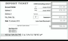 Rent and then write the cost on the right side of the receipt. How To Fill Out A Bank Deposit Slip Quora