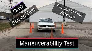 Pass the maneuverability test the first time. How To Pass Maneuverability Test Ohio Ohio Maneuverability Test Driver License Test Youtube
