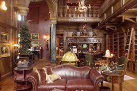 My Style British World Explorer Manor House Interior English Decor Home Libraries