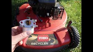 It's got a 6.5 hp tecumseh engine any ideas on what else i should be checking on this mower? Toro Recycler Lawn Mower Model 20334 Diy Carburetor Repair Not Running Correctly Nov 11 2016 Youtube