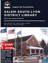 SALEM-SOUTH LYON DISTRICT LIBRARY STAR o'