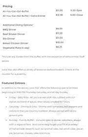 See 3,250 tripadvisor traveler reviews of 28 santee restaurants and search by cuisine, price, location, and more. Lone Star Bbq Mercantile Menu In Santee South Carolina Usa