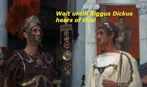 When he's not dodging his followers or being scolded by his shrill mother (terry. Wait Until Biggus Dickus Hears Of This Posts Facebook