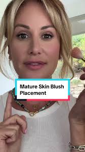 Mature skin blush placement. I find keeping your blush
