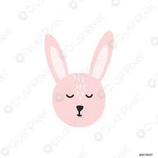 Dessin de lapin facile a faire l meublerc avec coloriage. Eester Lapin Mignon Visage Lapin Vectoriel Scandinave Illustration Dessin A La Vecteur Stock Crushpixel