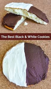 Black And White Cookies Nyc Recipe The Best Black And White Cookies By 14 Year Old Guest Blogger Olivia Recipe Dessert Recipes Food Rock Recipes