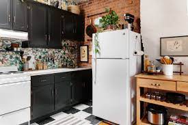 There are lots of kitchen storage options that serve their purpose in a stylish way. 40 Best Small Kitchen Design Ideas Decorating Tiny Apartment Kitchen Pictures Apartment Therapy