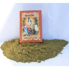 Probably a little late for you now megan, but for anyone coming to this sight for information this might help. Natural Henna Hair Dye Light Brown Radhe Shyam 100 Gr Arab Home Decor