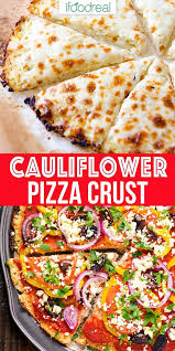 Cauliflower Pizza Crust That Doesn T Fall Apart Cauliflower Pizza Cauliflower Pizza Crust Recipe Cauliflower Crust Pizza