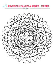 mandala coeur a colorier facile coloriage spider man electro