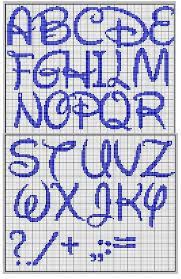 Free alphabet cross stitch chart. Disney Cross Stitch Fonts Cross Stitch Alphabet Disney Cross Stitch
