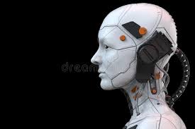 Vue De Côté De Humanoïde De Femme De Cyborg De Robot D'Android - Rendu 3d  Illustration Stock - Illustration du côté, cyborg: 149199271