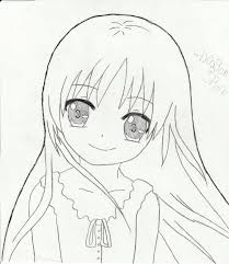 Art drawings sketches simple pencil art drawings easy drawings realistic drawings how to draw realistic nose drawing drawing tips painting & drawing sketch drawing. Images Of Drawing Anime Girl Easy Cute