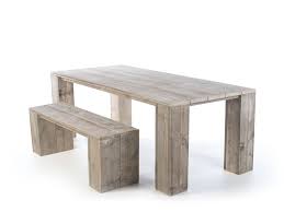 Bekijk meer ideeën over tafel bankje, tafel, houten bankjes. Steigerhouten Eetkamerbankje Bij Steigerhoutenmeubelshop Nl