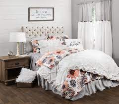 The bedding projects range from comforters and quilts to pillows and bed skirts and all of them are beautiful. Bella 3 Piece Shabby Chic Comforter Set Lush Decor Www Lushdecor Com Lushdecor