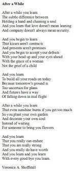 After A While You Learn A Poem From Years Ago That Still Resonates Words Inspirational Quotes Inspirational Words