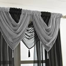 Ratings, based on 78 reviews. Plain Voile Curtains Swag White Red Black Cream Latte Grey Green Ebay