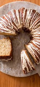 Cider Glazed Apple Bundt Cake A Bundt Pan Makes Cakes Look Especially Impressive But It Serves A Functional Purpose Apple Bundt Cake Bundt Cake Fruit Recipes
