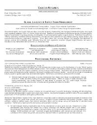 Logistics Job Resume Samples Best Resume Examples