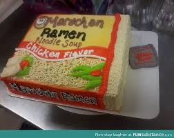My Friend Made This Awesome Ramen Cake Funsubstance Anime Cake Food Ramen Flavors