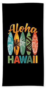 Check spelling or type a new query. Retro Hawaiian Surfboard Aloha Hawaii Beach Towel For Sale By Studiometzger