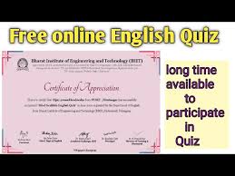 Download 12+ winner certificate template ideas free / the second place winner quiz winner announcement | luminosity streaming live 2020 saturday 1st august 2020 the big. Free Online English Quiz With Certificate Youtube