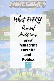 Mom S Viewpoint Of Roblox Minecraft And Fortnite Are They Safe For Kids In 2020 Roblox For Kids Kids Safe Roblox
