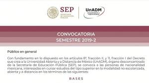 Unadm publica convocatoria de ingreso para licenciaturas 2021. Convocatoria 2019 2 Unadm Youtube