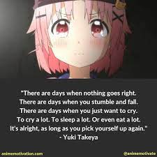However, motivational anime quotes help you to fix your mood and move forward you with the motivated mind and confident. 30 Inspirational Anime Quotes To Give You An Extra Boost