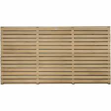 Available sizes slats are available to fit 5/8, 3/4, and 1. Forest Press Treat Double Slat Fence Panel 1 8mx0 9m Wilko