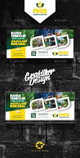 Garden Landscape Billboard Templates Banner Design Inspiration Facebook Cover Design Billboard Design