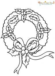 D'ou vient la tradition de la couronne de noël ? Couronne De Houx De Noel Coloriage De Noel