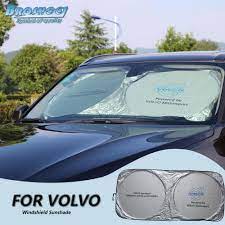 Broshoo Car Windscreen Sunshade Front Window Sun Shade Windshield Visor Cover For Volvo S60 Xc60 S80 Xc70 C30 Xc90 V70 V40 X Window Sun Shades Windshield Volvo