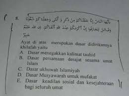 Jelaskan bahwa dengan agama hidup terarah, dengan ilmu hidup mudah, dan dengan seni. Bahas Khilafah Soal Ujian Di Man Kediri Ditarik Kemenag Jatim