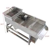 4mm Linear Vibrating Screen Electric Vibrating Sifter Sieving Single Layer  110V