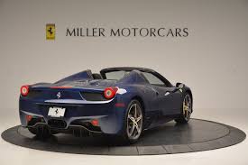 2014 ferrari 458 spider base 13,970 mi. Pre Owned 2014 Ferrari 458 Spider For Sale Special Pricing Alfa Romeo Of Westport Stock 4348