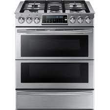 Dual fuel was something i was looking for and being able to get double oven functionality will come in handy for hosting family this review covers two items, the samsung range and best buy. Samsung Appliance Ny58j9850ws 30 Slide In Dual Fuel Range With 5 Gas Burners In Stainless Steel Buy Online In Indonesia At Desertcart Id Productid 35551878