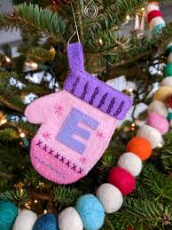 Find great deals on ebay for christmas mitten. Cute Diy Felt Mitten Ornaments Pattern With Monograms Merriment Design