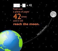 If You Could Fold A Piece Of Paper 42 Times The Thickness Would Be Enough To Reach The Moon Interestingasfuck 2019 may 9, edward helmore, anna sorokin: could fold a piece of paper 42 times