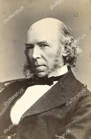 Herbert Spencer 1820-1903 English Philosopher Sociologist Editorial Stock  Photo