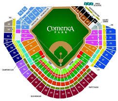 true whitaker ballpark seating chart comerica park seating