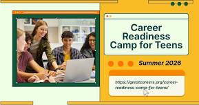 Career Readiness 4 Day Mon to Thu July 20-23