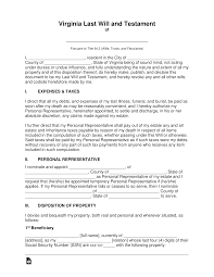 Fill out, securely sign, print or email your last will and testament form idaho instantly with signnow. Free Virginia Last Will And Testament Template Pdf Word Eforms